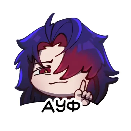 ☝️ Стикер «Chibi Blade x» для Telegram