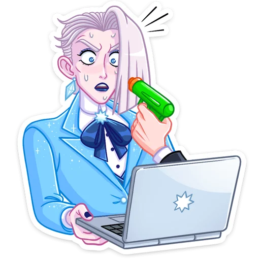 👩 Стикер «Бланш» для Telegram