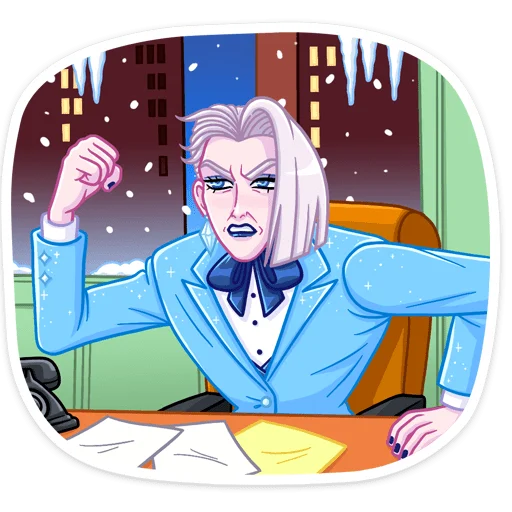 👩 Стикер «Бланш» для Telegram
