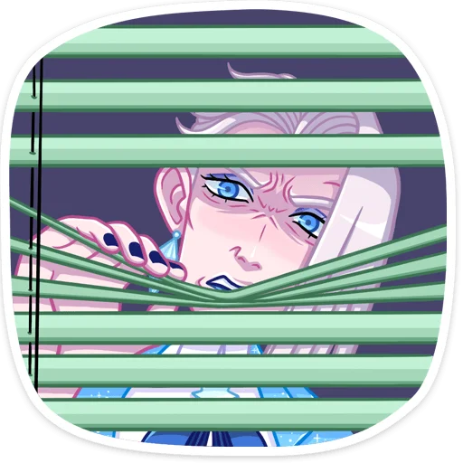👀 Стикер «Бланш» для Telegram