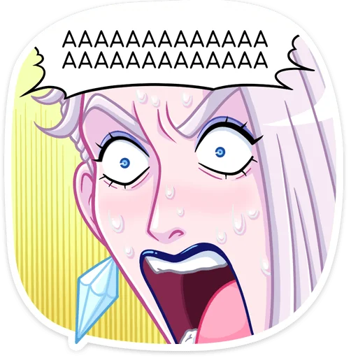 😳 Стикер «Бланш» для Telegram