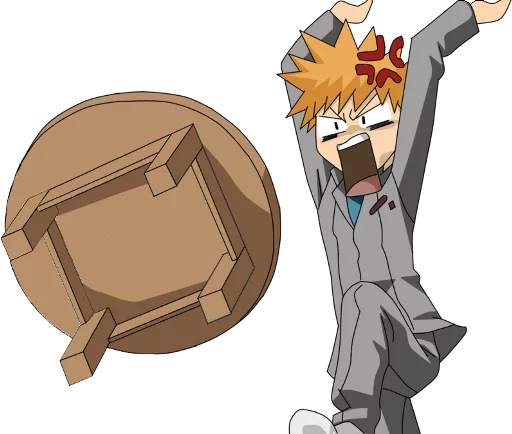😡 Стикер «BLEACH quotes» для Telegram