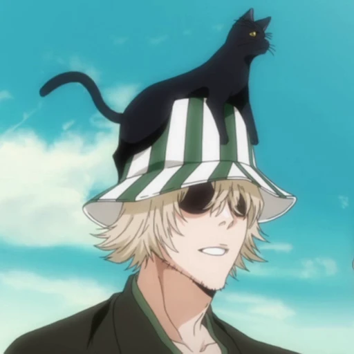 🐈‍⬛ Стикер «Bleach» для Telegram