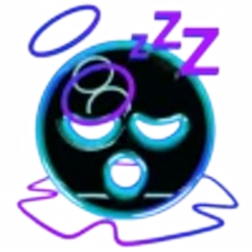 😴 Эмодзи «Блестящий шрифт» для Telegram
