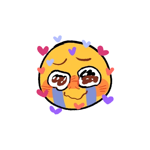 🥺 Стикер «Blessed Emojis» для Telegram