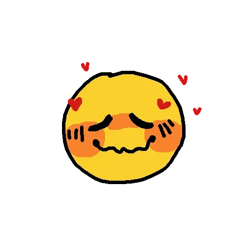 🥰 Стикер «Blessed Emojis» для Telegram