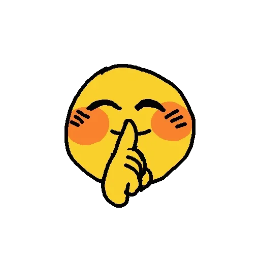 🤫 Стикер «Blessed Emojis» для Telegram