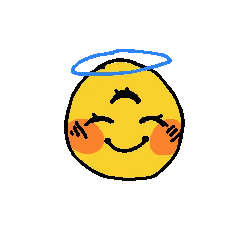 😇 Стикер «blessed» для Telegram