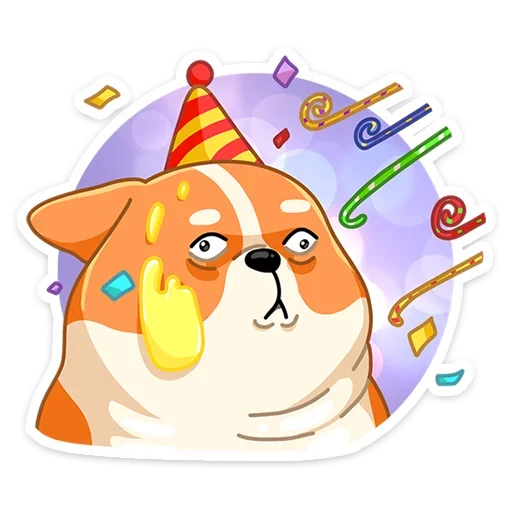 🥳 Стикер «Блимчик» для Telegram