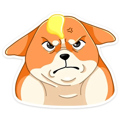 😡 Стикер «Блимчик» для Telegram
