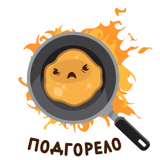 Стикер 3 Pancake and Sourcream