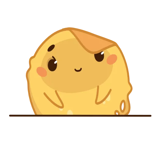 Стикер 10 Pancake and Sourcream