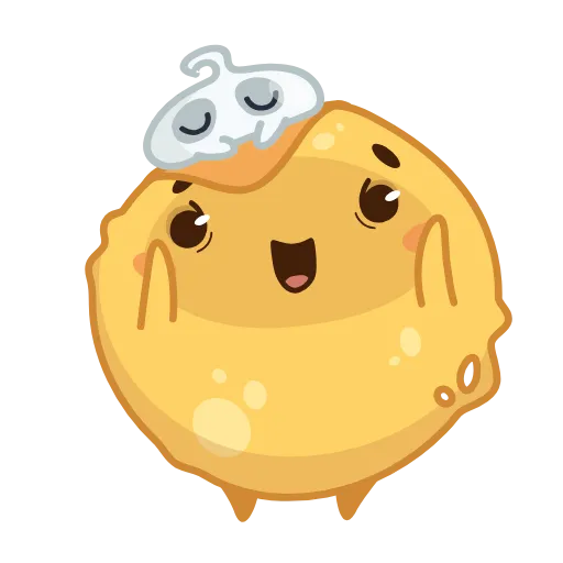 Стикер 15 Pancake and Sourcream