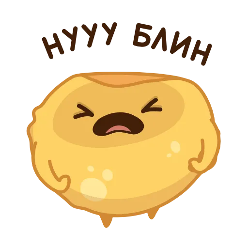 Стикер 21 Pancake and Sourcream