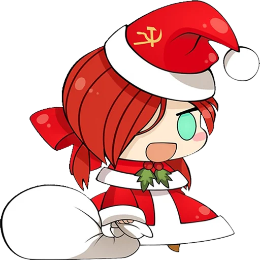 ✌️ Стикер «комунизм тян» для Telegram