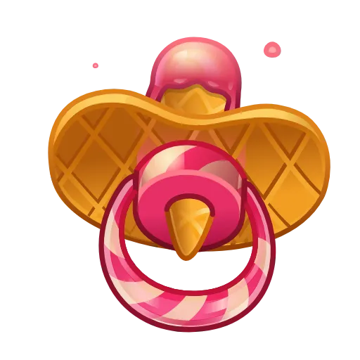 🍼 Эмодзи «Bling Binky» для Telegram