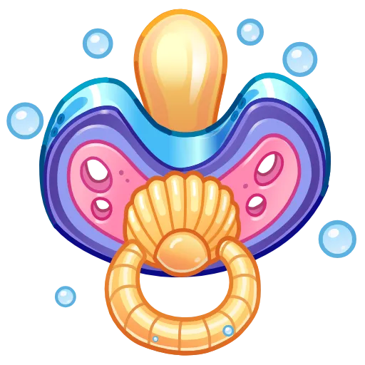 🍼 Эмодзи «Bling Binky» для Telegram