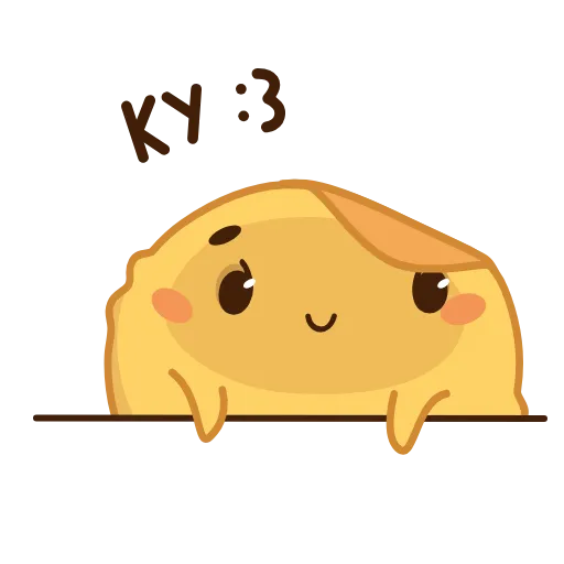 😲 Стикер «Pancake» для Telegram