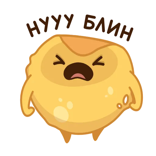 😐 Стикер «Pancake» для Telegram