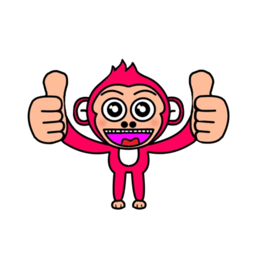 👍 Стикер «Бибизян» для Telegram