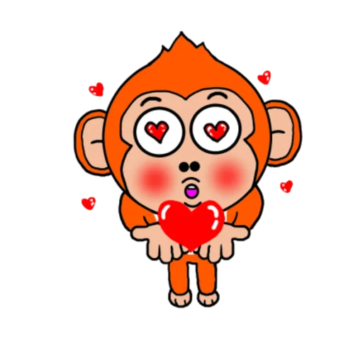 😍 Стикер «Бибизян» для Telegram