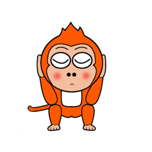 🙆‍♀ Стикер «Бибизян» для Telegram
