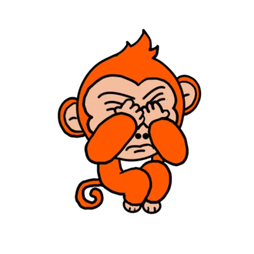 😨 Стикер «Бибизян» для Telegram