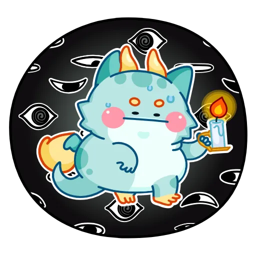 🕯 Стикер «Дракон Близз» для Telegram