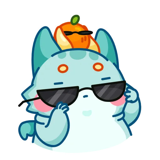 😎 Стикер «Дракон Близз» для Telegram