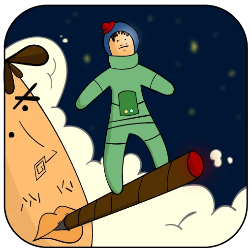 🤯 Стикер «BLNTS» для Telegram