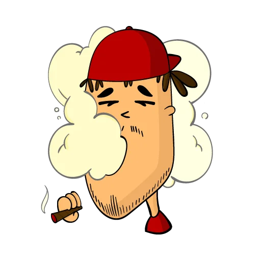 💨 Стикер «BLNTS» для Telegram