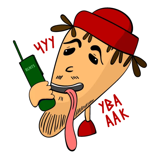 🤪 Стикер «BLNTS» для Telegram
