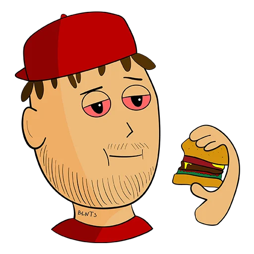 🍔 Стикер «BLNTS» для Telegram