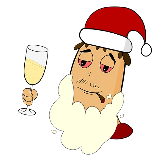 🎄 Стикер «BLNTS» для Telegram