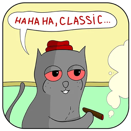 😼 Стикер «BLNTS» для Telegram