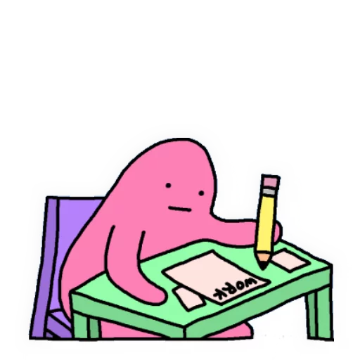 ✍ Стикер «Blobby» для Telegram