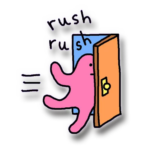 🏃 Стикер «Blobby» для Telegram