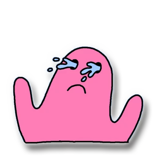 ☹ Стикер «Blobby» для Telegram