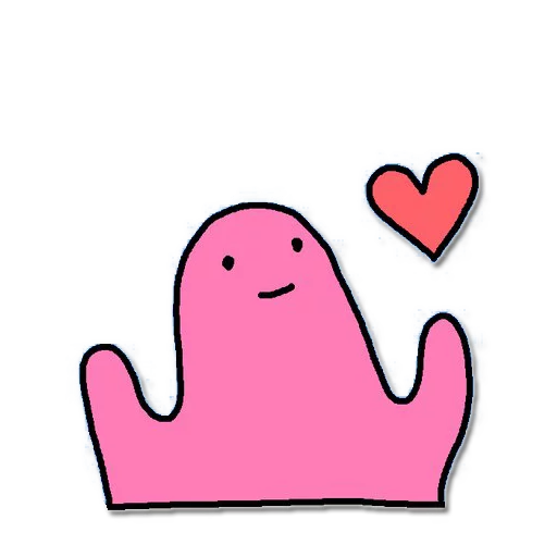 ❤ Стикер «Blobby» для Telegram