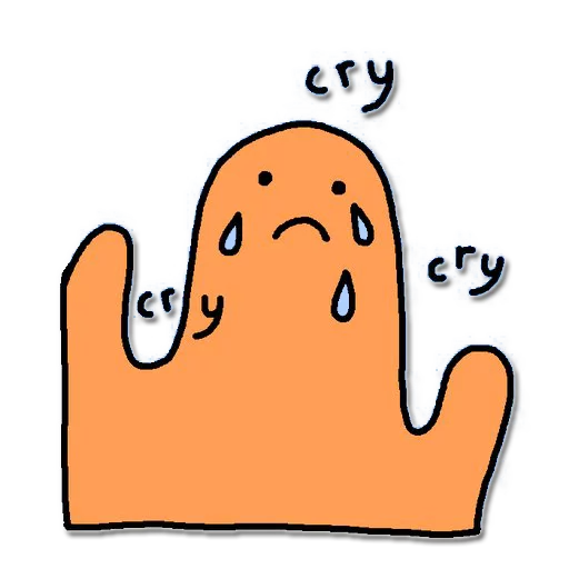 😭 Стикер «Blobby» для Telegram
