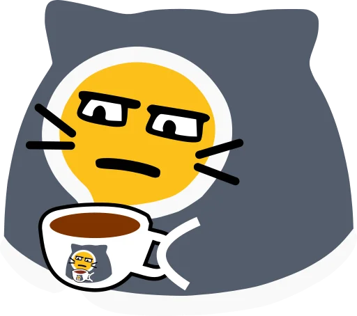 ☕️ Стикер «Comfy» для Telegram