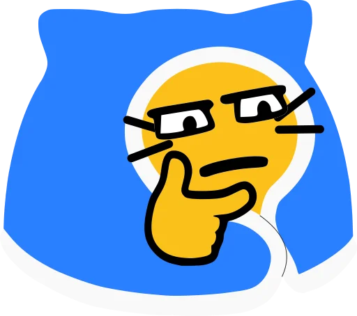 🤔 Стикер «Comfy» для Telegram