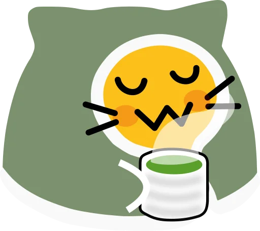 🍵 Стикер «Comfy» для Telegram