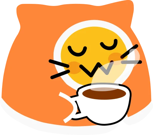☕️ Стикер «Comfy» для Telegram