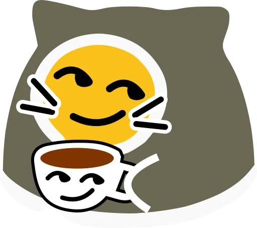 ☕️ Стикер «Comfy» для Telegram