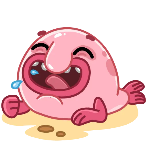 Стикерпак Blobfish для Telegram
