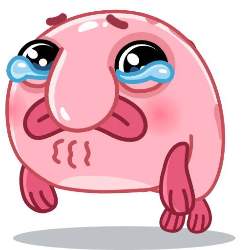 😢 Стикер «Blobfish» для Telegram
