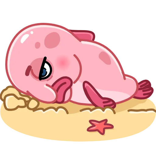😞 Стикер «Blobfish» для Telegram