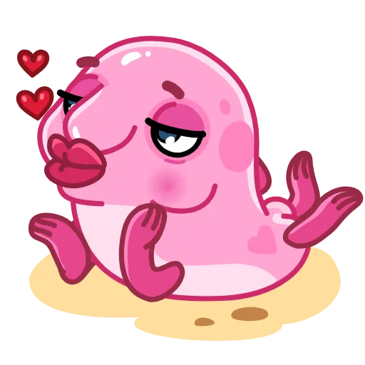 😘 Стикер «Blobfish» для Telegram
