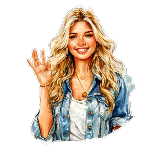 👋 Стикер «Blonde» для Telegram